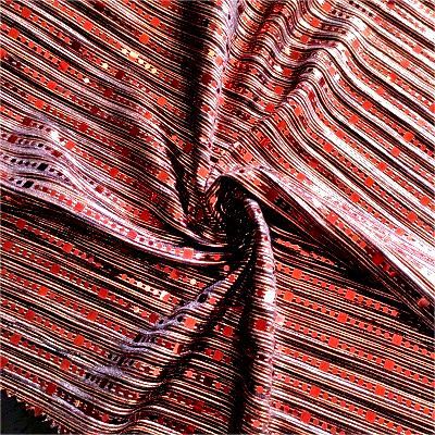 100% poliestera metālisks sequins audums