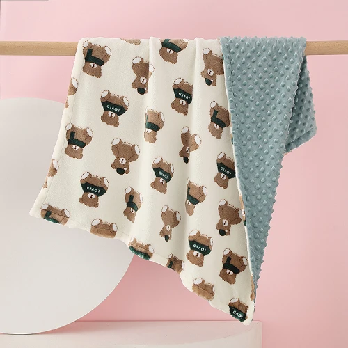 Divslāņu Minky Dots segas