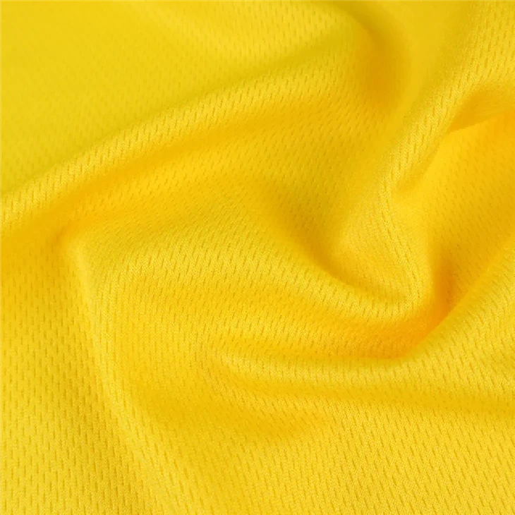 Knitted Polyester Bird Eye Hole Mesh Fabric Free Sample