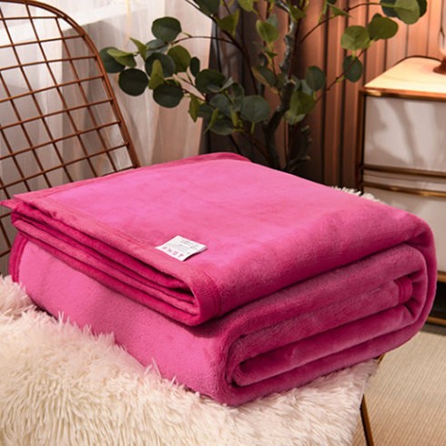 plain flannel blanket