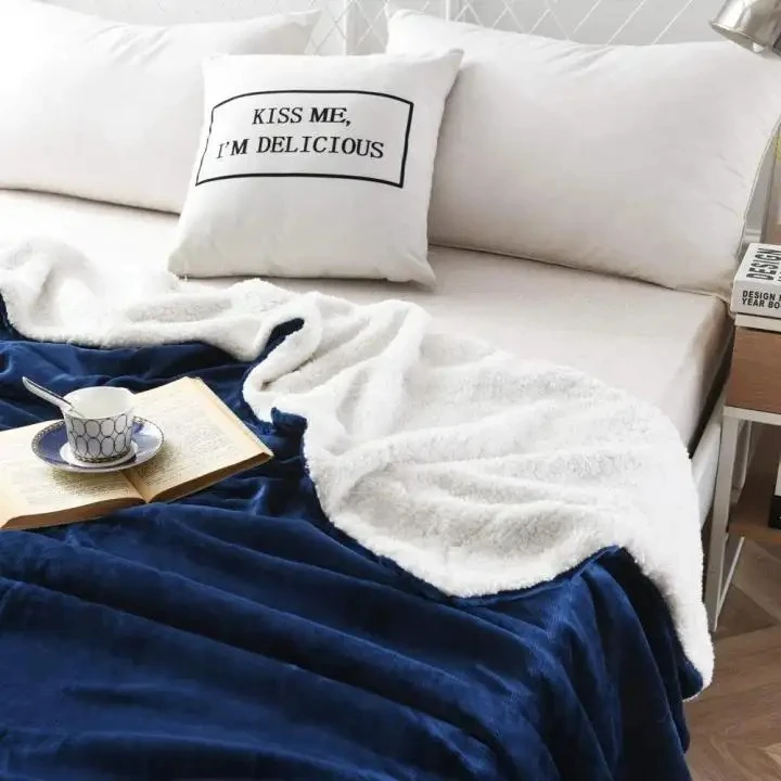 Sherpa Fleece Blanket Throw Free Sample