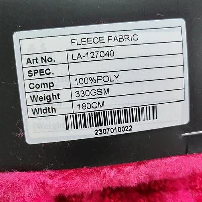 Single Side Jacquard Sherpa Fabric