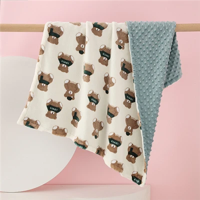 Divslāņu Minky Dots segas