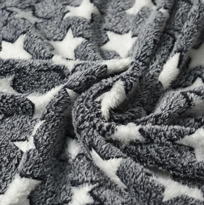 Star Print flaneļa audums