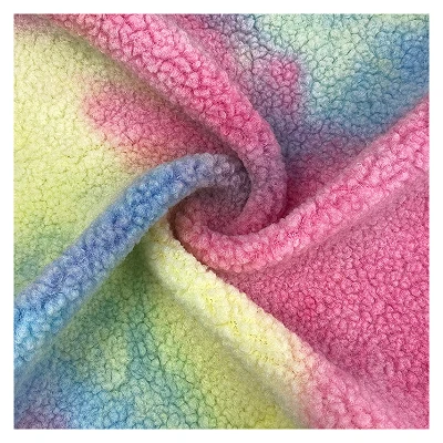 Tie Dye Sherpa Fleece Audums