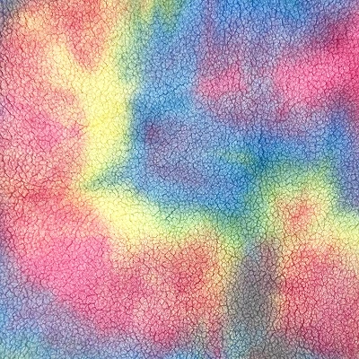 Tie Dye Sherpa Fleece Fabric