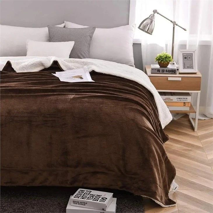 China Warm Sherpa Blanket For Cozy Winter