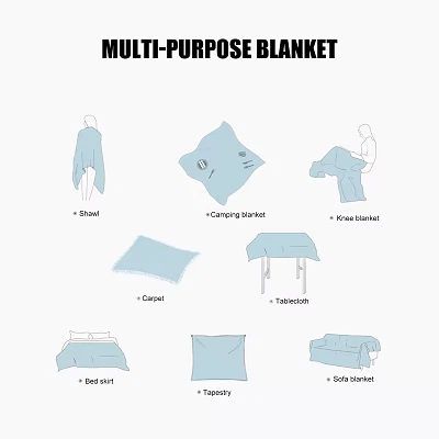 Picnic Blanket With Tassel