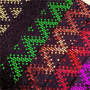 Drukāts audums skaistai kleitai